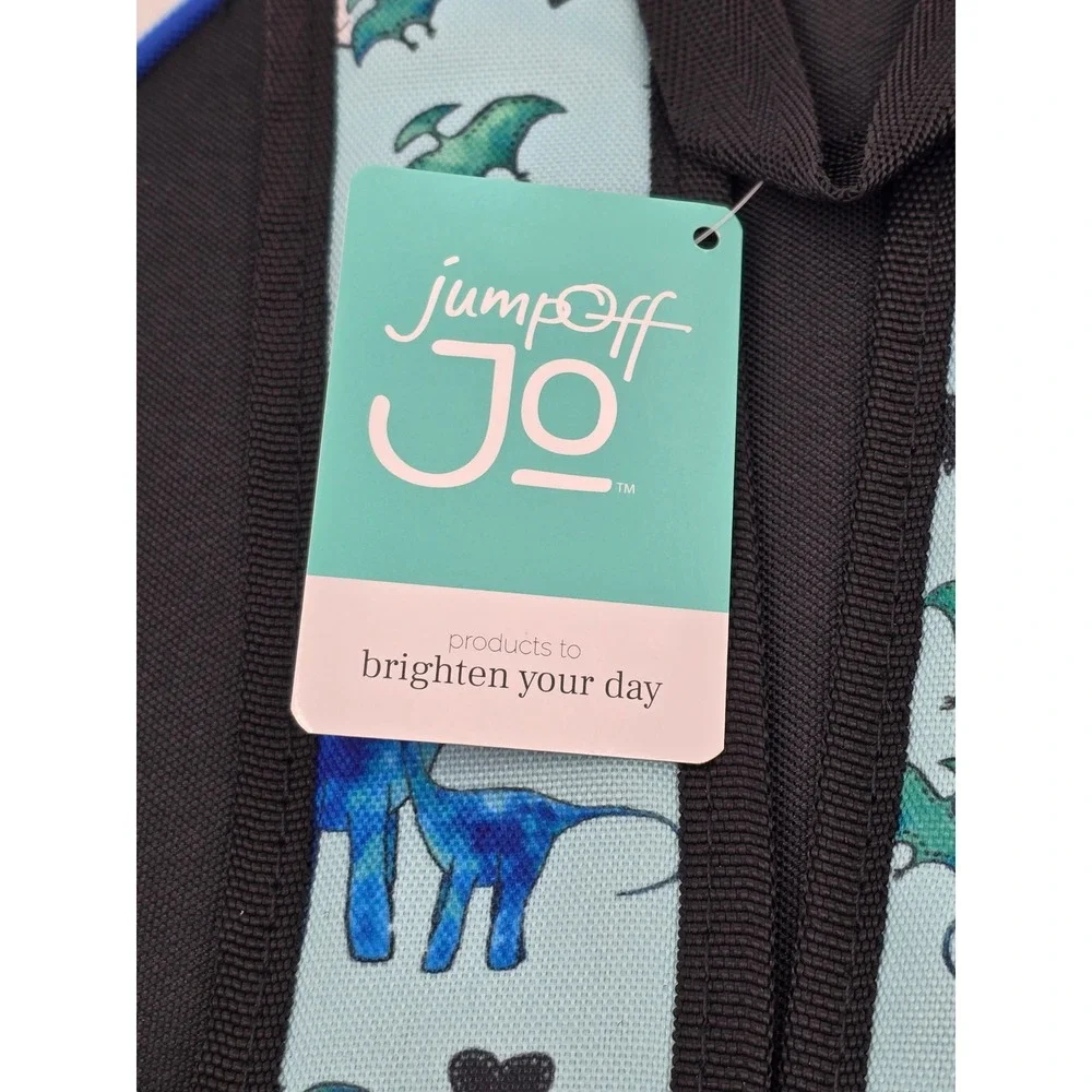 JumpOff Jo Wildkin Backpack Boys 12 Inch Blue Dino Print - NWT